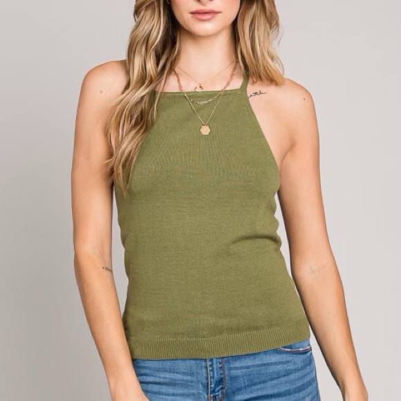 NEUTRAL ESSENTIALS Olive Tank Top - Picture 10 of 13